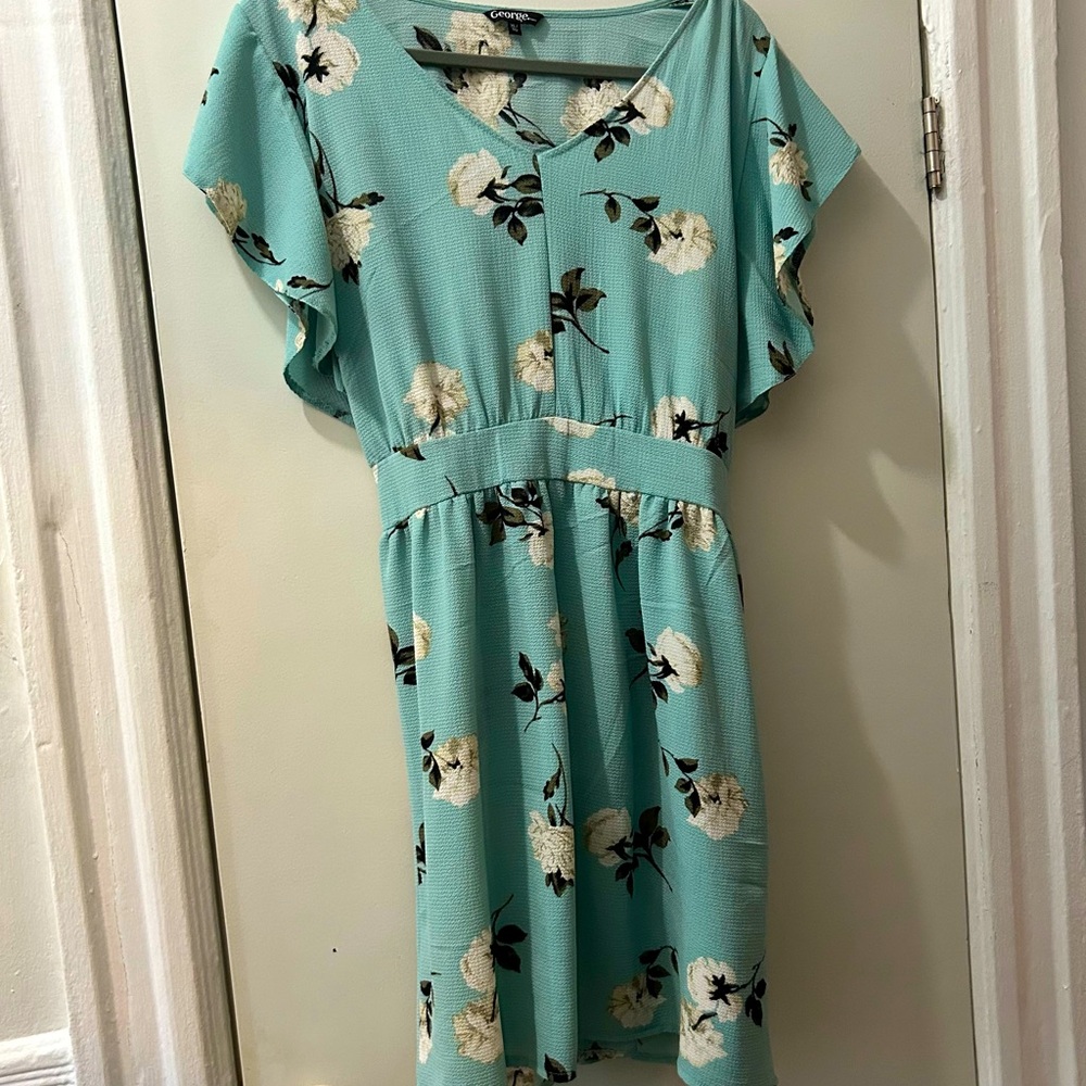 Light Blue Floral Dress